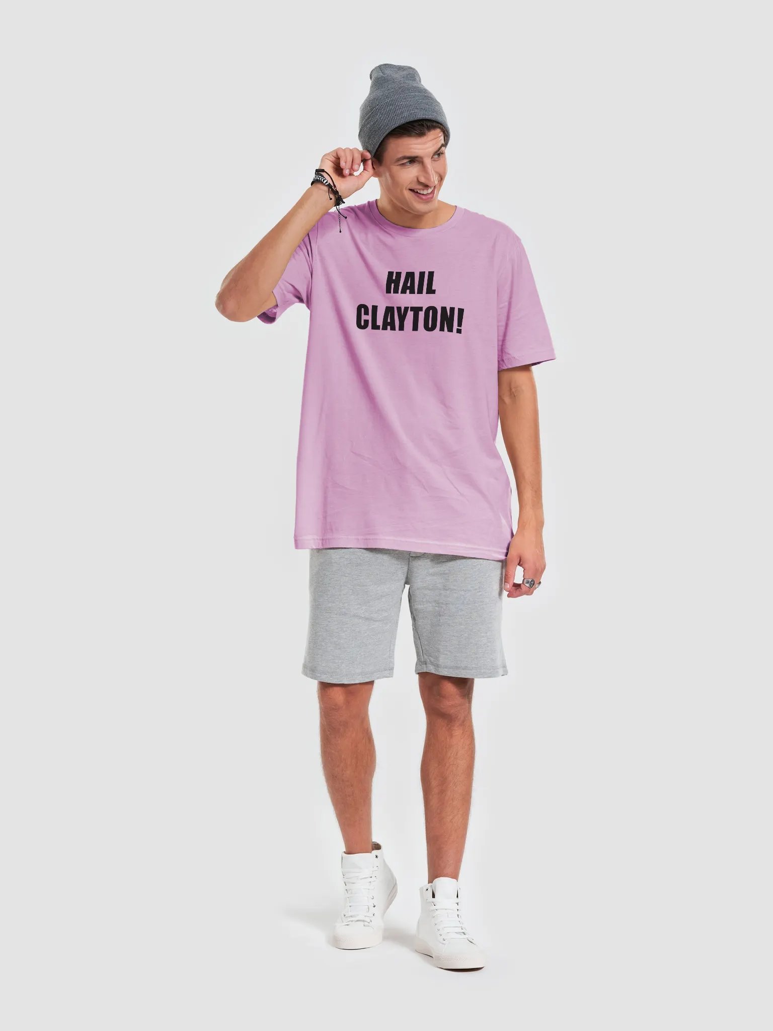 "Red" HAIL CLAYTON! Super-Soft T-Shirt product image (6)