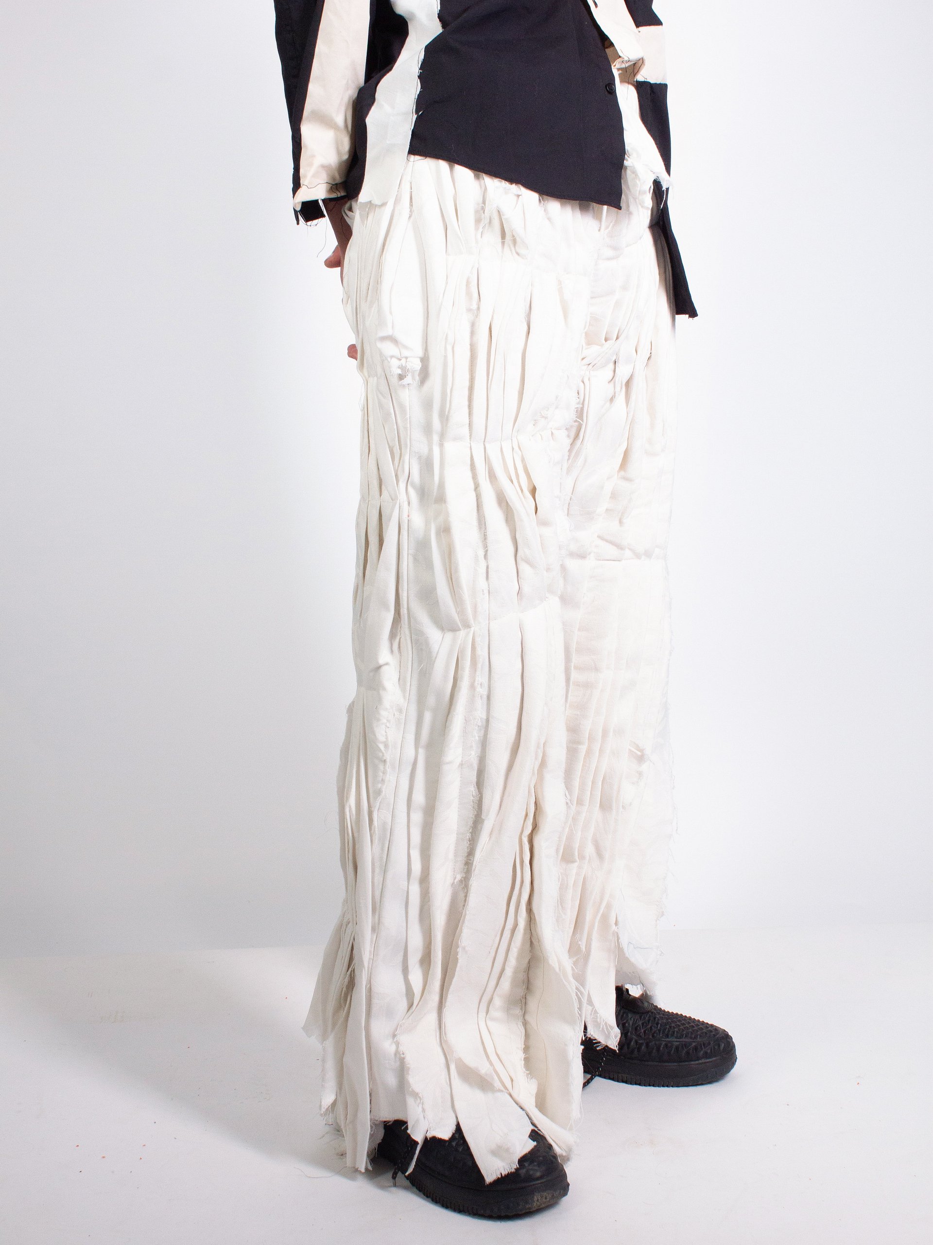 Heavy 'Paper- Pleat' Statement Trousers - Size 32 product image (2)