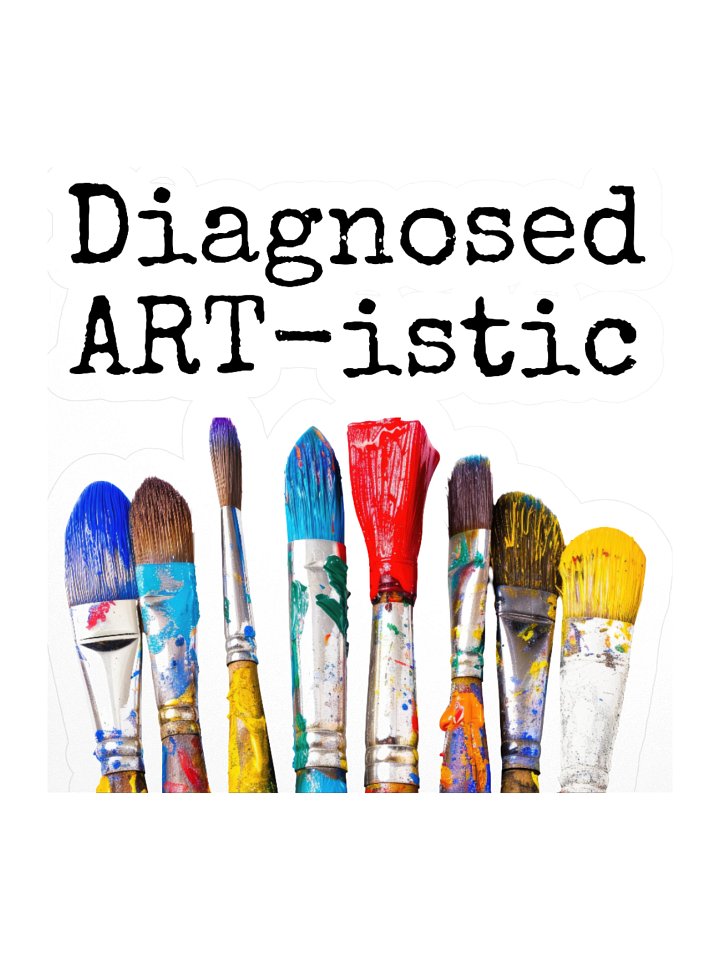 Vibrant Brushstroke ART-istic Stickers product image (2)