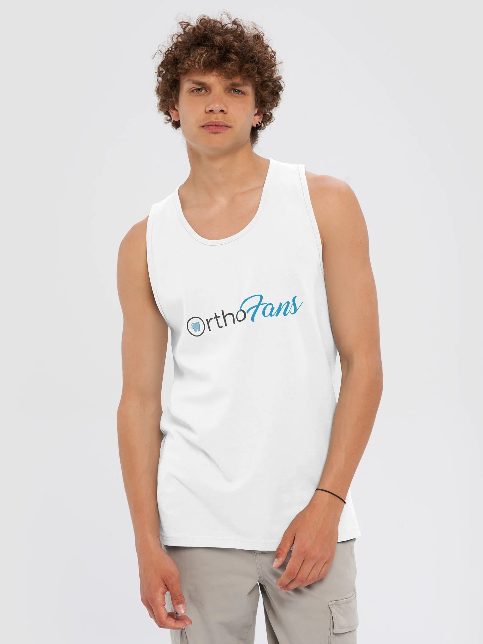 Ortho Fans White Tank Top product image (3)