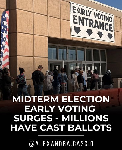 Check my bio for all the resources you need to get out there this November! Make a plan to vote EARLY!

Nearly 33 million peo...