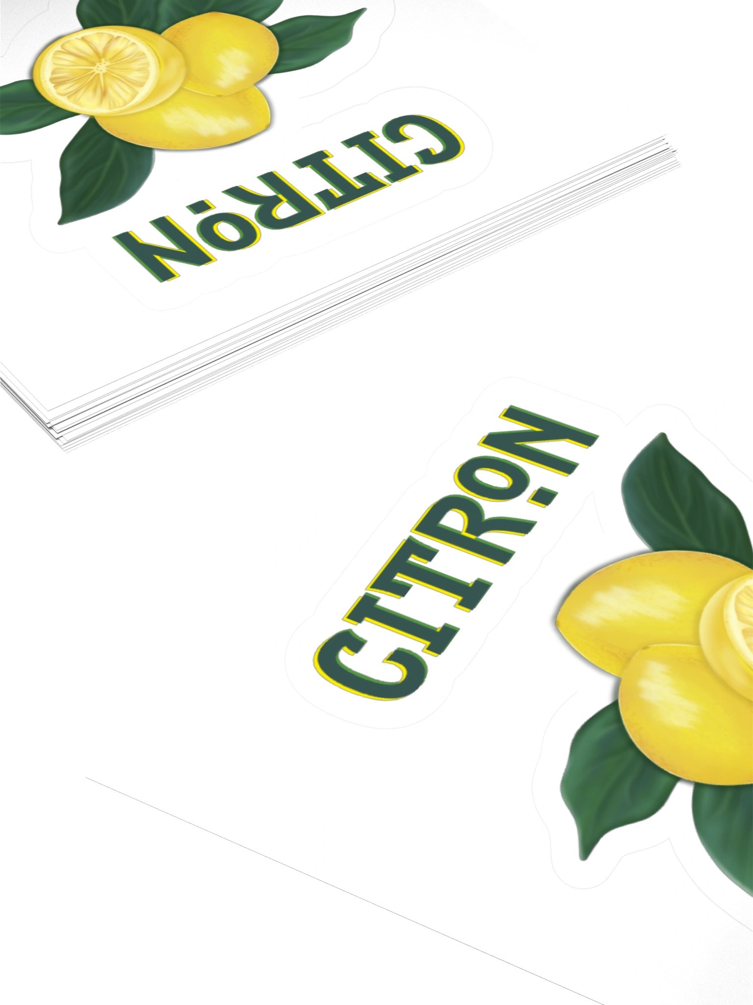 Citron – Kiss Cut Stickers product image (10)