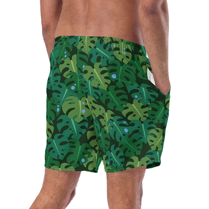 Jungle Leaves Swim Trunks product image (2)
