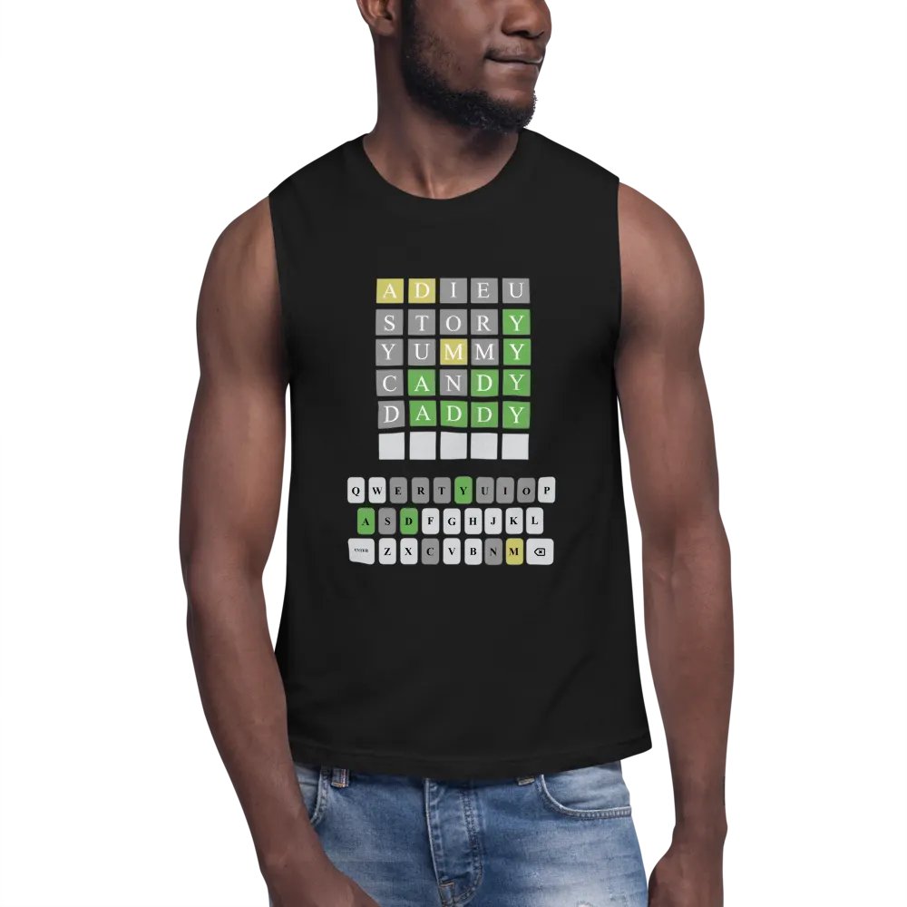 Wordle Muscle Tee product image (5)