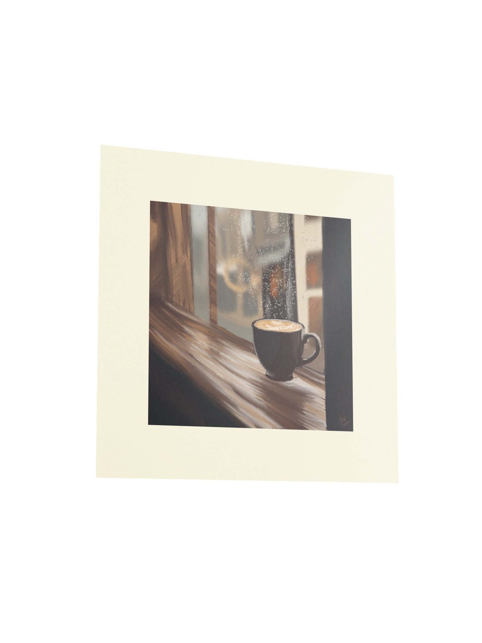 Latte on a rainy fall day product image (5)