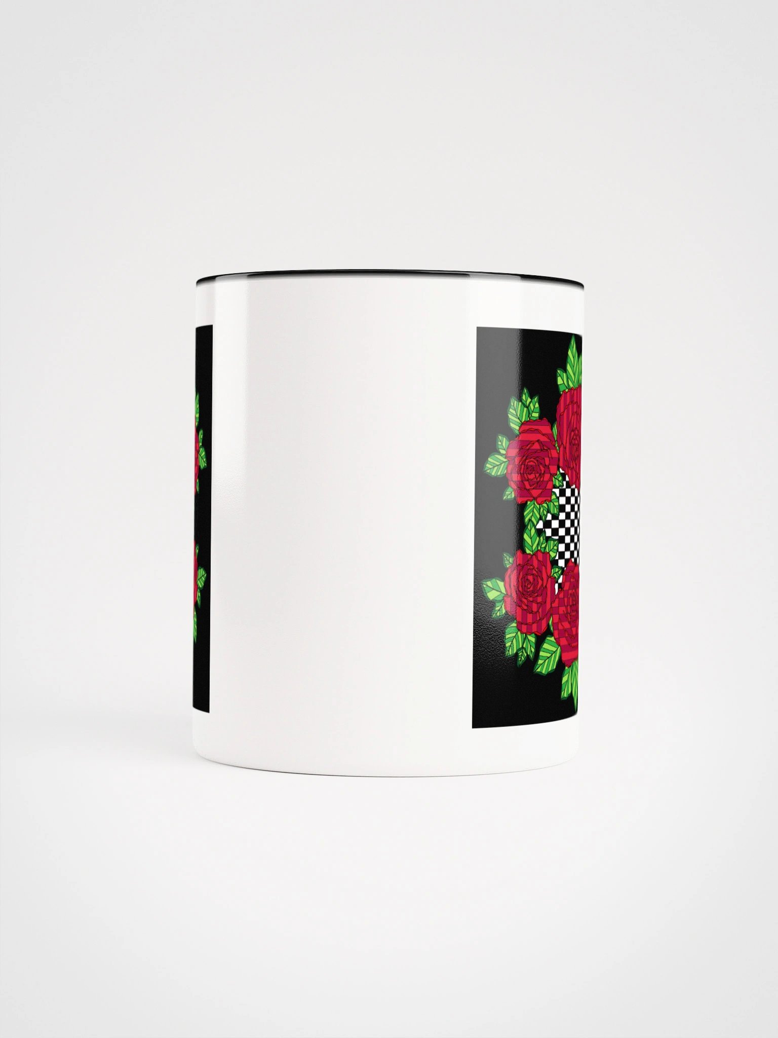 Ceramic Mug w/ Colors (Rose-Black) product image (43)