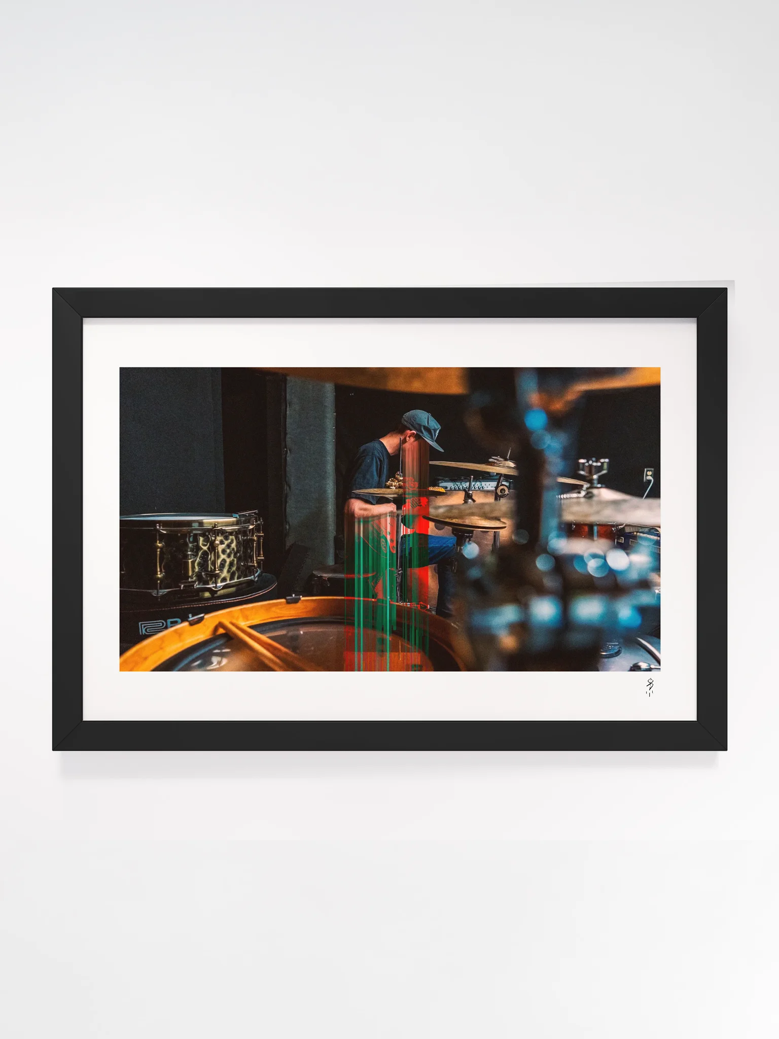 "Pixel Drip" - Framed Print product image (1)