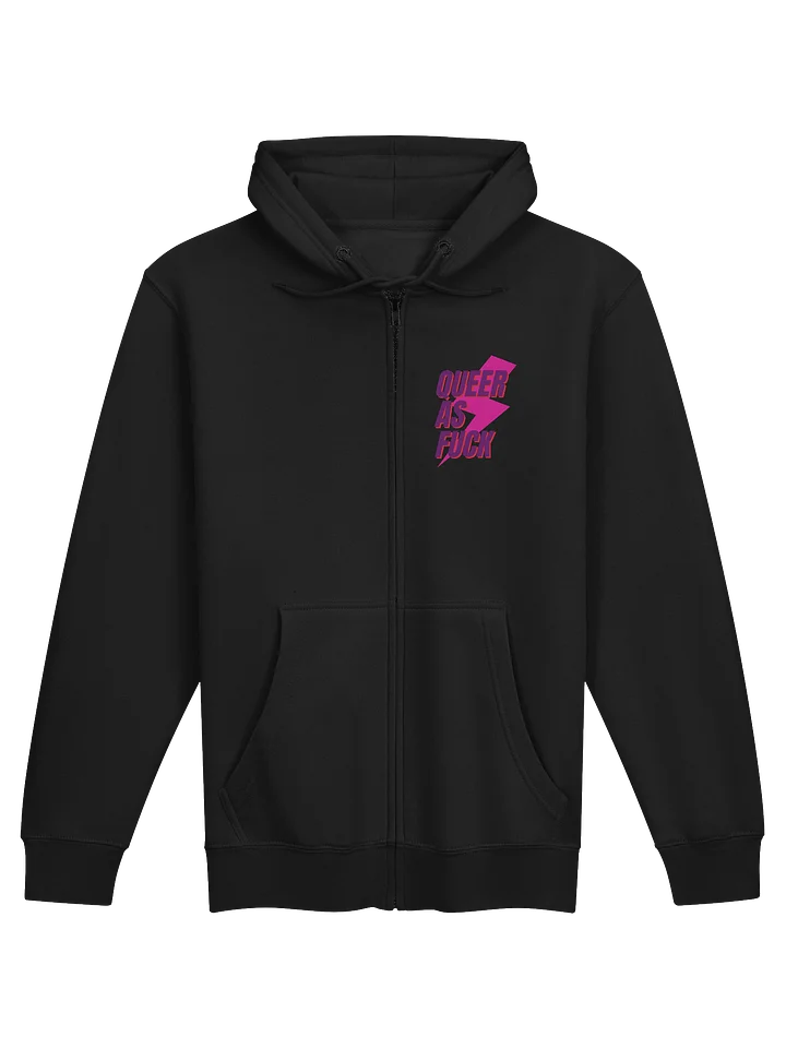 Queer AF zip hoodie product image (3)