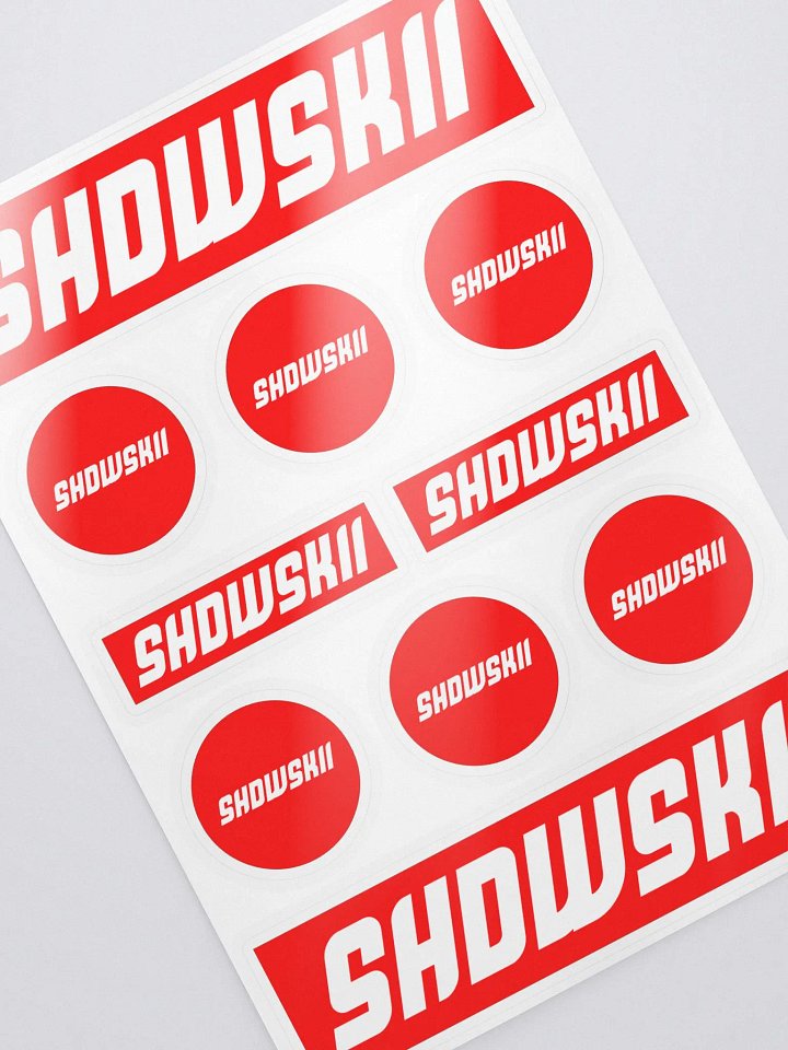 KISS CUT STICKERS / RED product image (2)