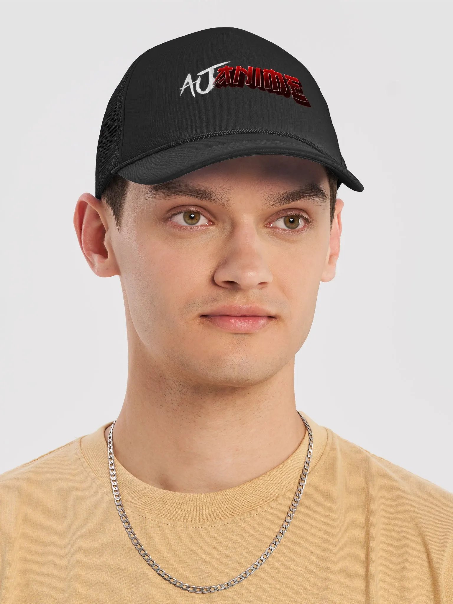 Shadowed Anime Logo Trucker Hat product image (5)
