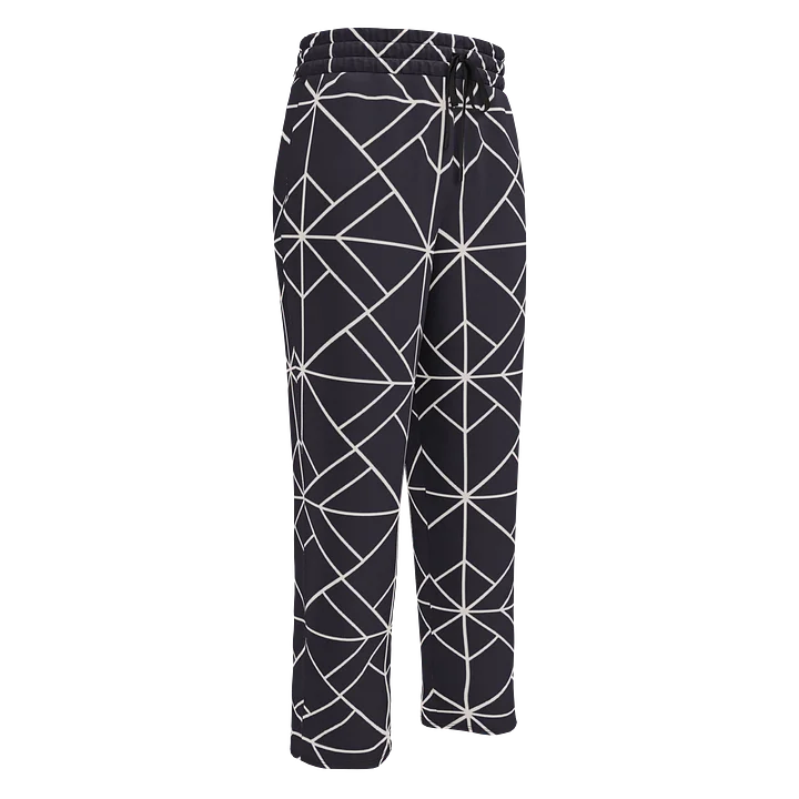 White Strike White Leg Joggers Unisex product image (1)