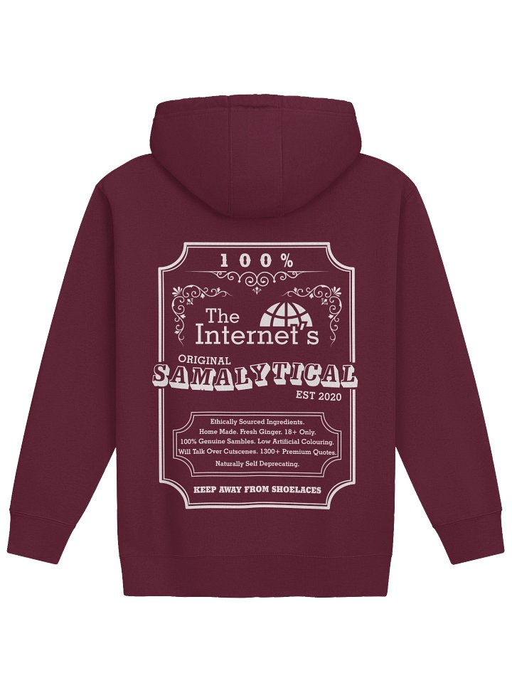 Original Samalytical Hoodie - White Text product image (1)