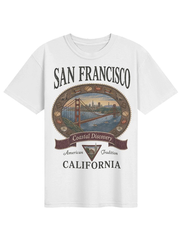 Vintage San Francisco Shirt, California Graphic Tee, Comfort Colors 1717 Golden Gate Travel T-Shirt product image (27)