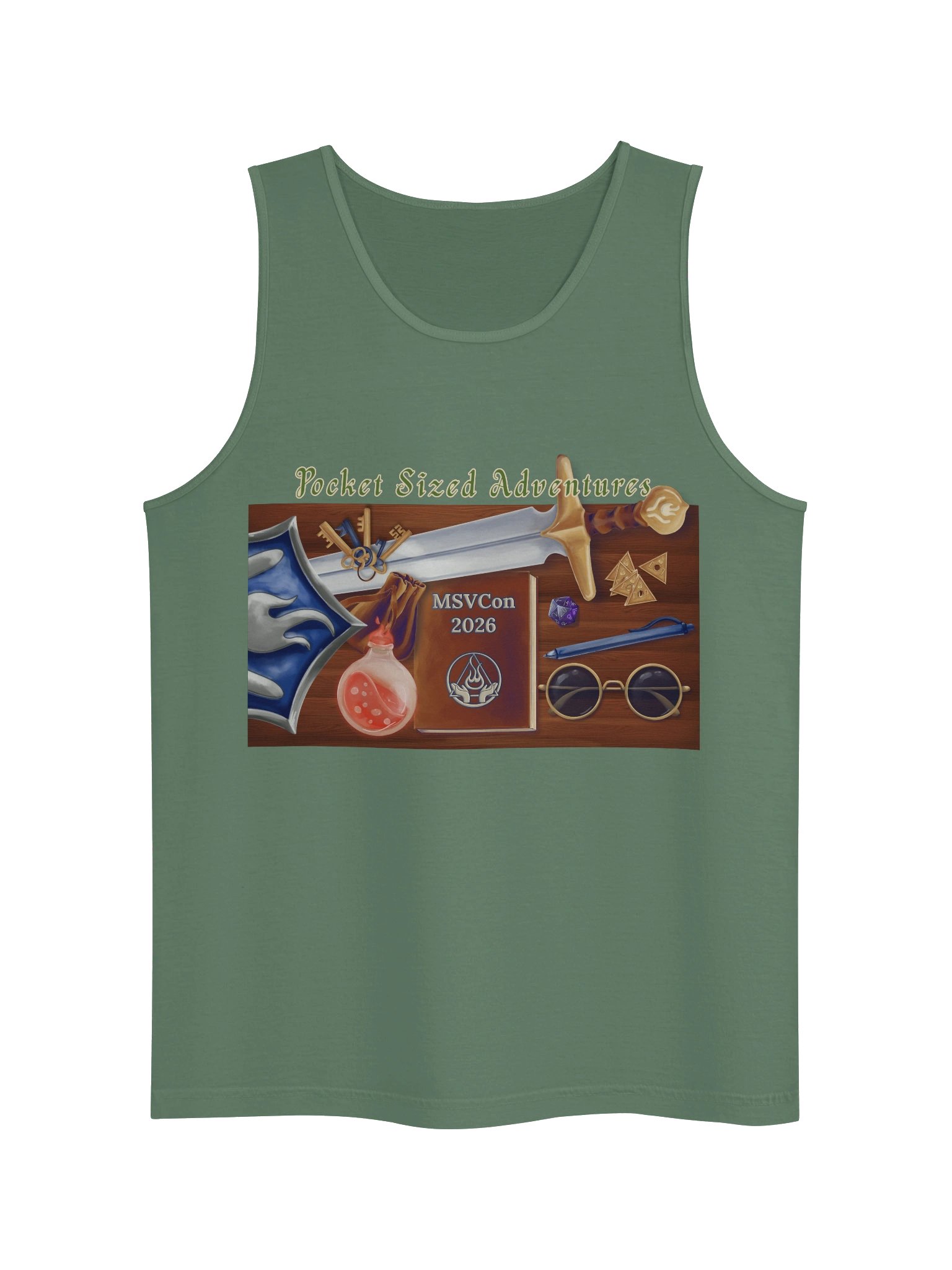 MSVCon 2026: Adventure Tools Unisex Tank Top product image (1)