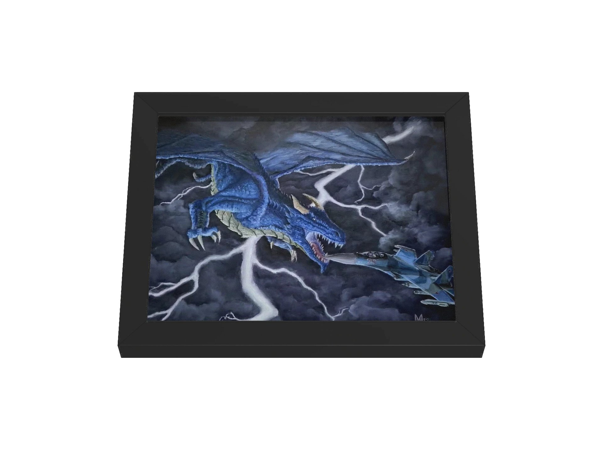 Dragon's Wrath - Framed Premium Matte Print product image (2)