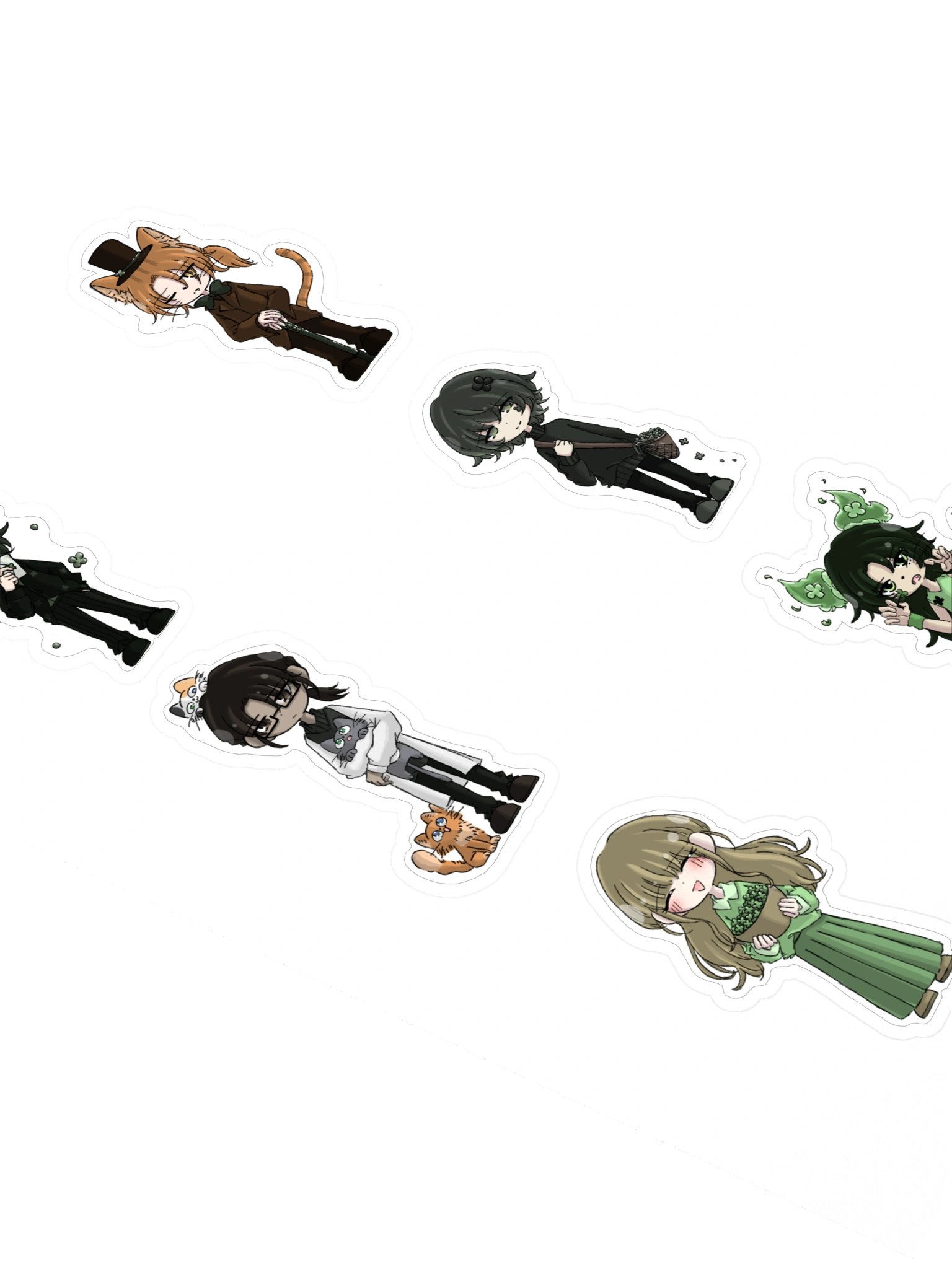 St. Patrick's Day Chibi Stickers product image (2)