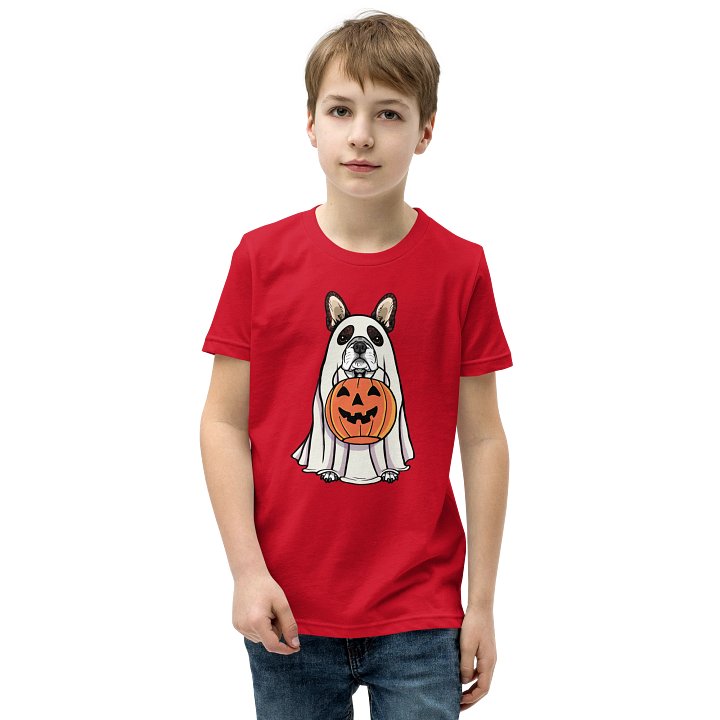 Halloween Boston Terrier(Brindle) Youth T-Shirt product image (1)