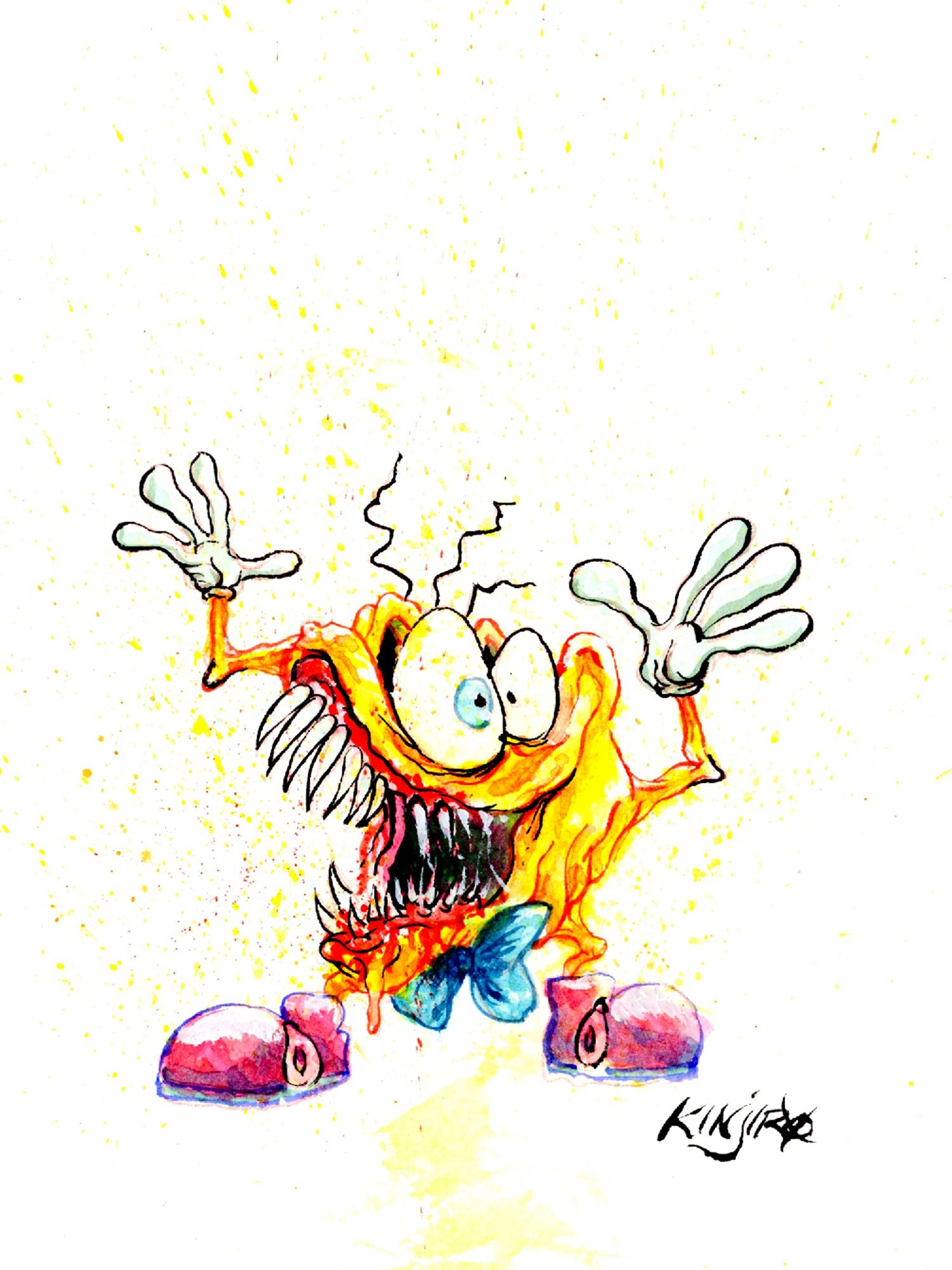 SQUIM! (Original Watercolor Painting) product image (1)