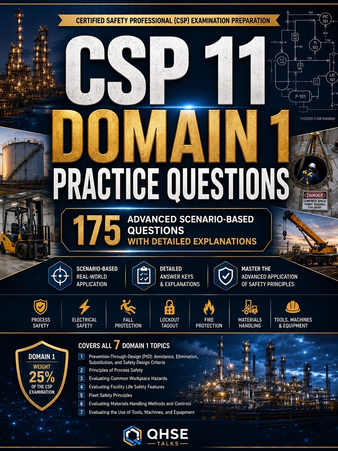 CSP Exam Prep: Domain 1 – Advanced Application of Safety Principles product image (1)