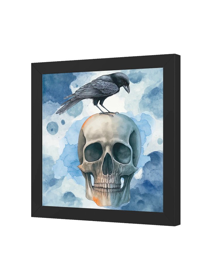 The Visitor: Vibrant Matte Poster in Ayous Wood Frame product image (6)