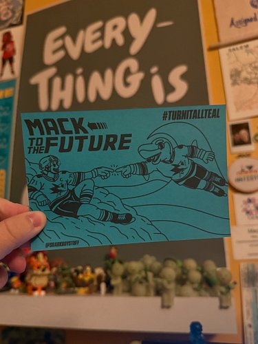 My “Mack To The Future” prints are now available on my website!

100% of the profit is going towards the Sharks Foundation. 
...