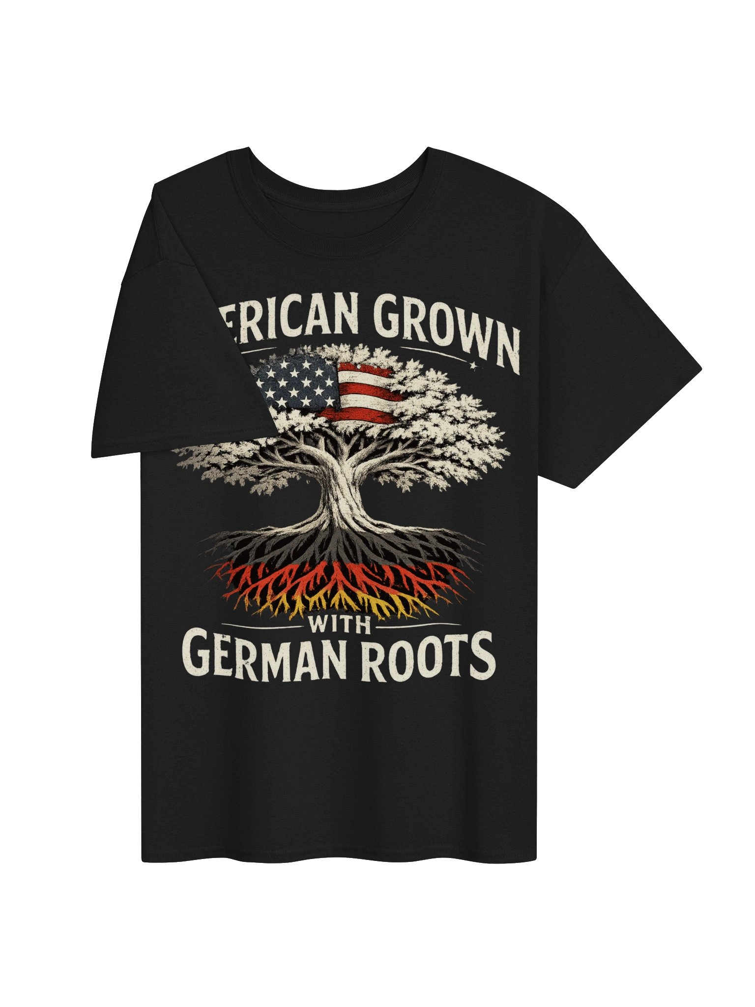 American Grown With German Roots Tee product image (3)