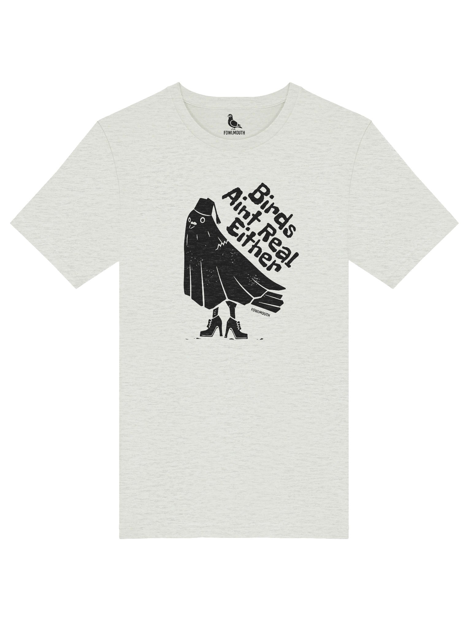 Fowlmouth Birds Aint Real Either Pigeon Supersoft T-shirt product image (5)