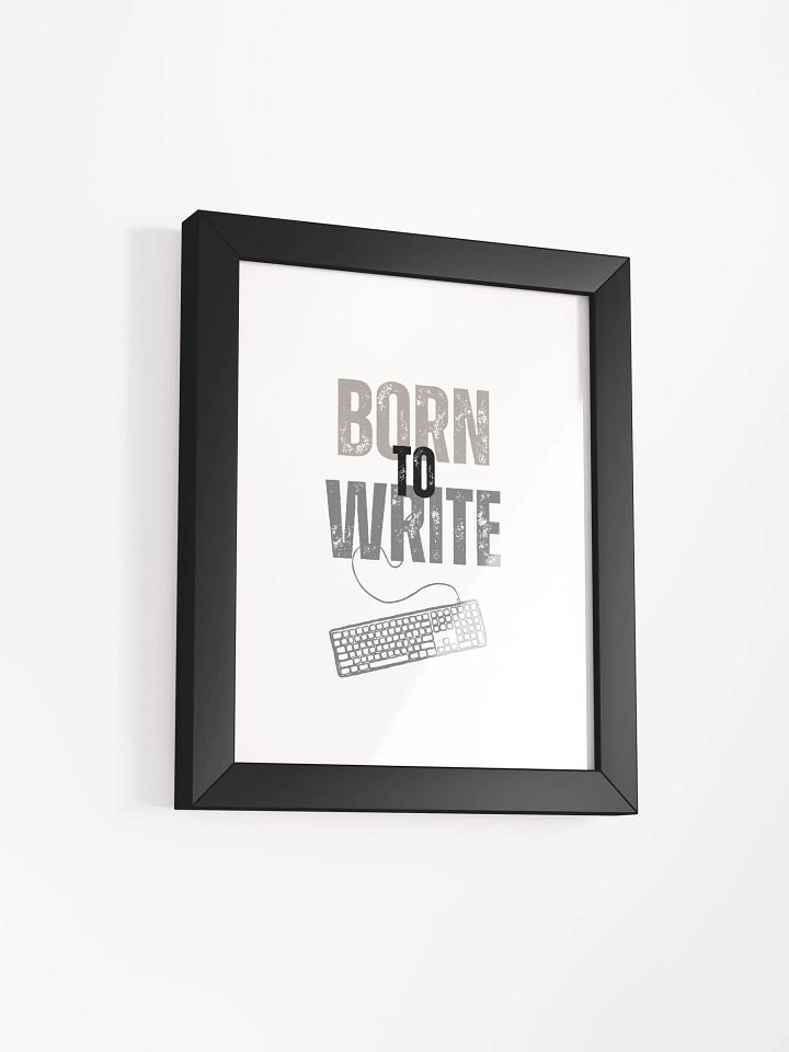 Born to Write Framed Poster product image (48)