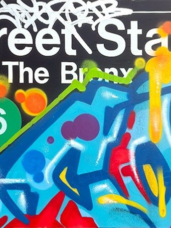 COPE 2 - 86TH STREET 4 LINE - NYC SUBWAY SIGN product image (1)