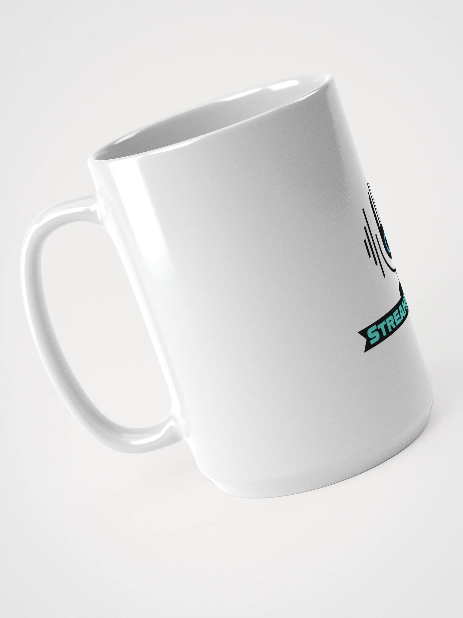 StreamMachine White Glossy Mug product image (3)