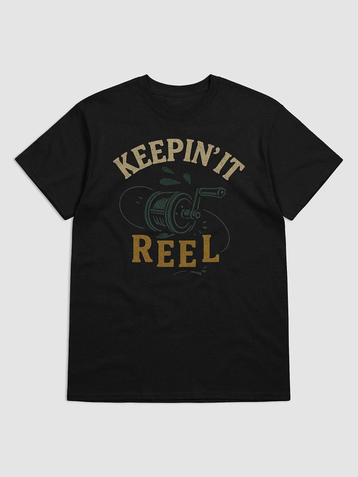 Keepin' It Reel Vintage Fishing T-Shirt – Funny Retro Angler Humor Tee product image (3)