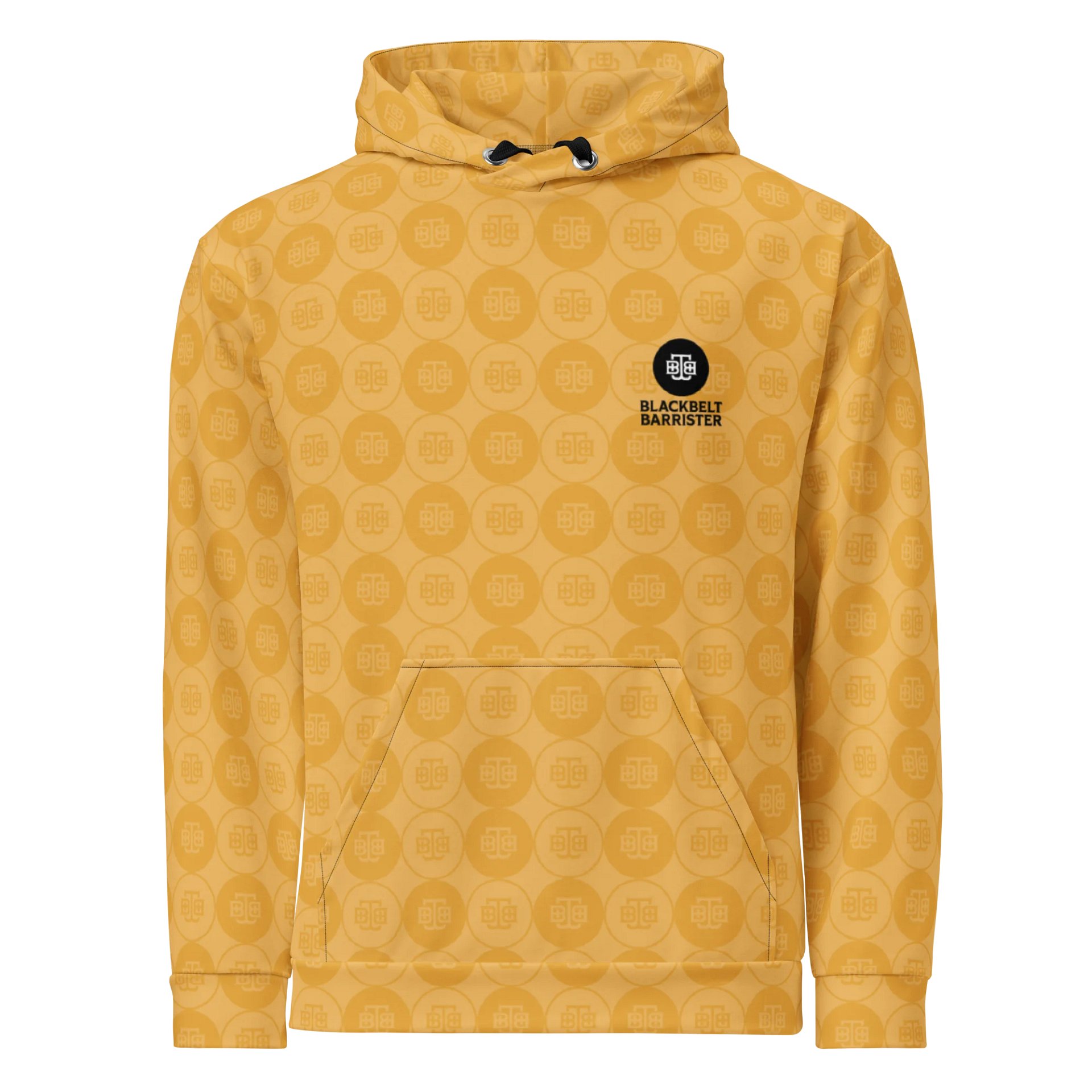 BBB All Over Print Yellow Hoodie product image (1)