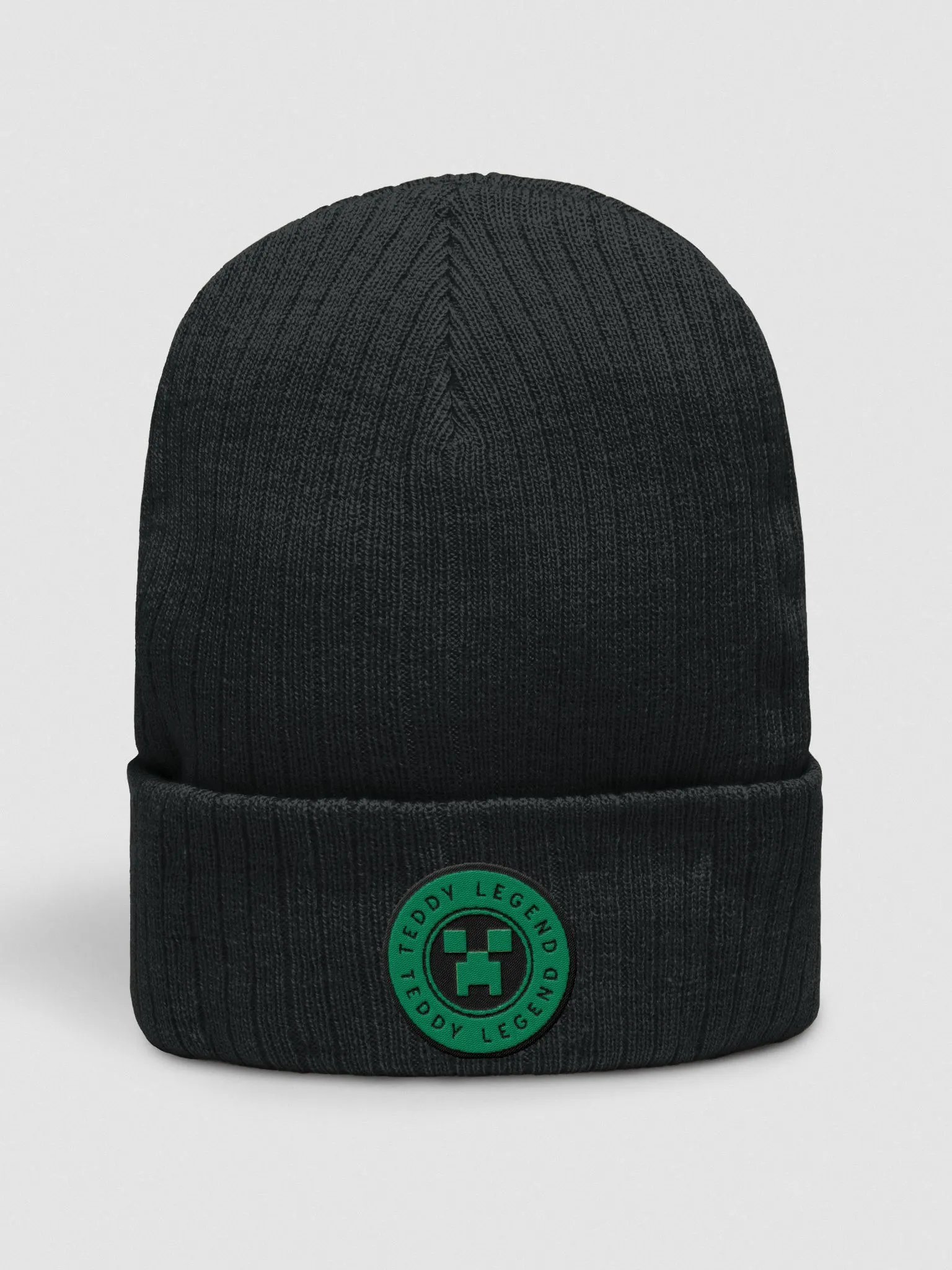 Teddy Legend Emblem Ribbed Beanie product image (1)