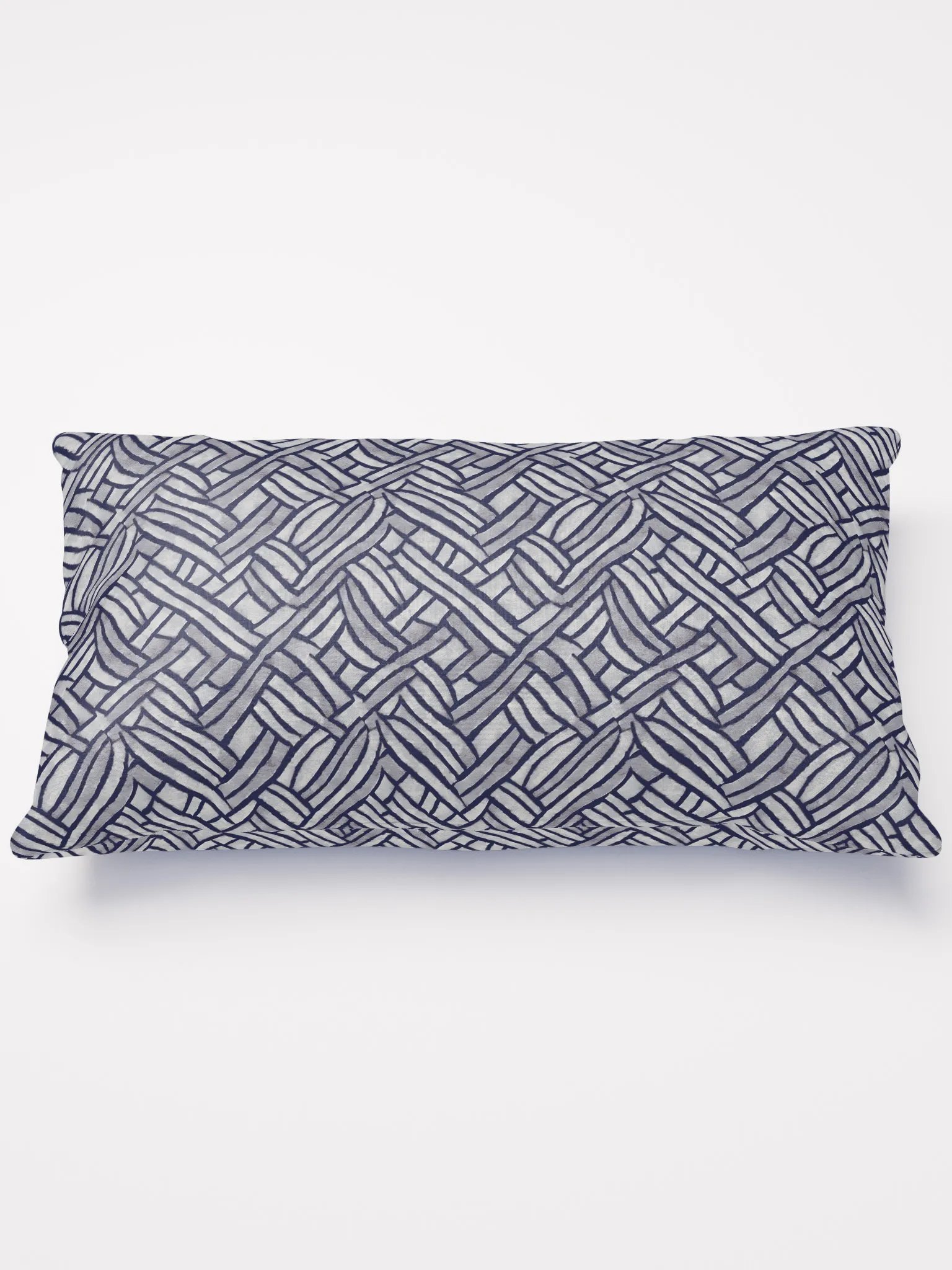 Grey Rectangles Pillow product image (1)