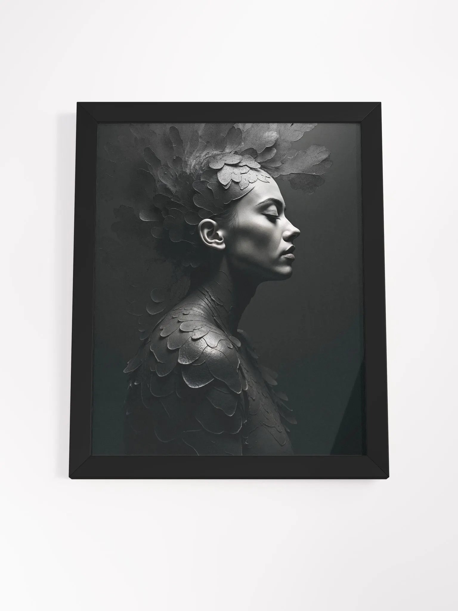 Sculpted Leaf Art Framed Print product image (4)