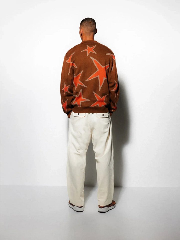 Star Polo Knit Sweater, Oak product image (2)