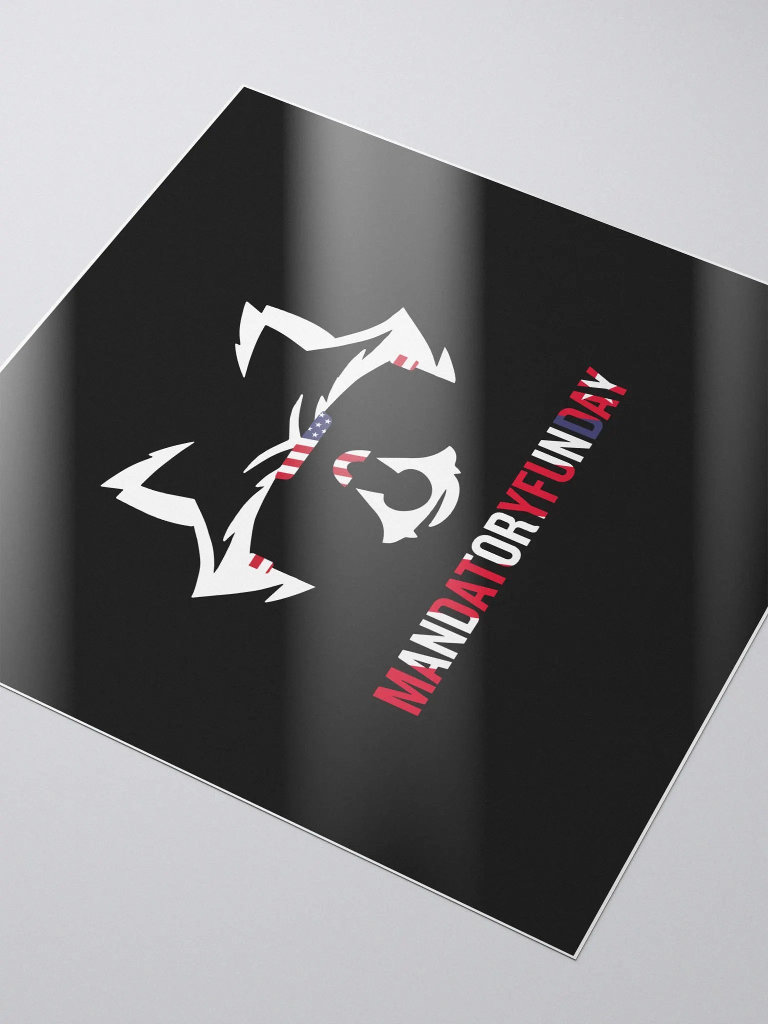 RAHccoon Decal Black Background product image (3)