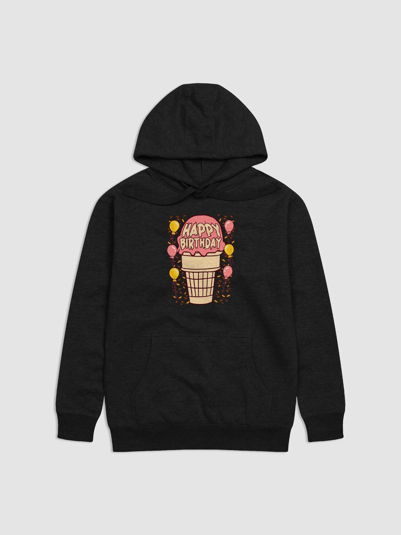 Happy Birthday (Ice Cream Cone) Hoodie 1 product image (1)