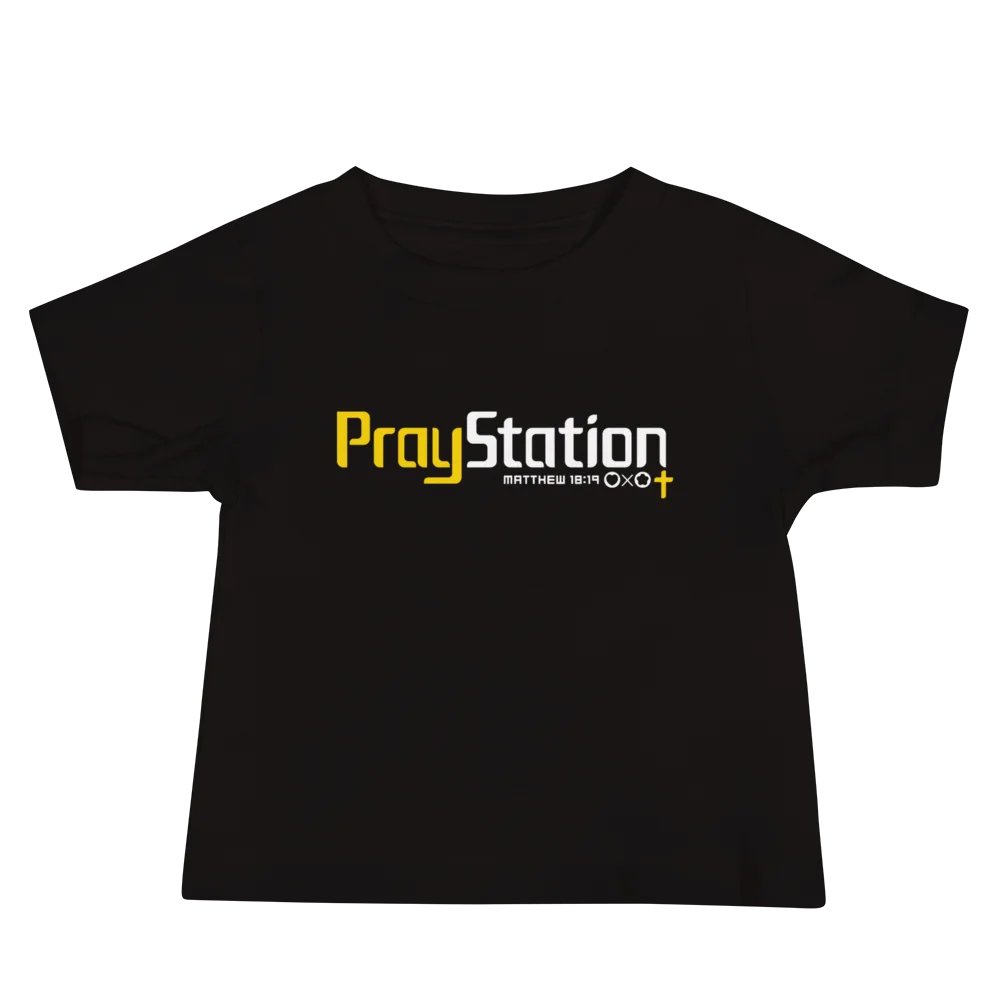 LXA PrayStation Baby Tee | Love X Aloha - Faith Collection | Premium Christian Apparel product image (2)
