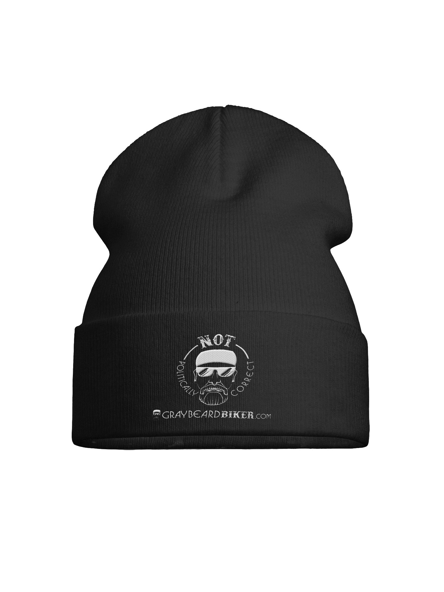 Graybeard Biker Embroidered Skull Ca product image (1)