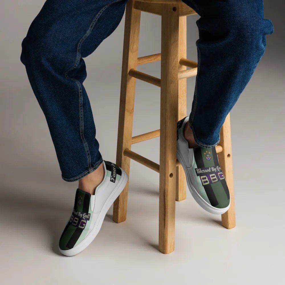 BBG Green & Black Men's Slip Ons product image (6)