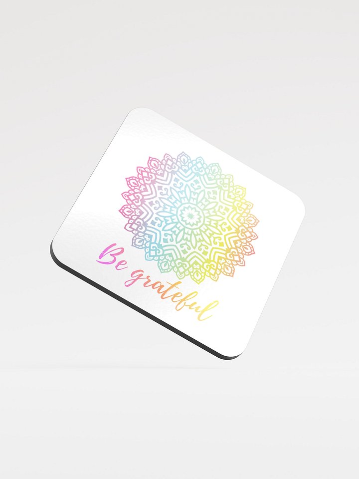 ''Be grateful'' mandala coaster product image (1)