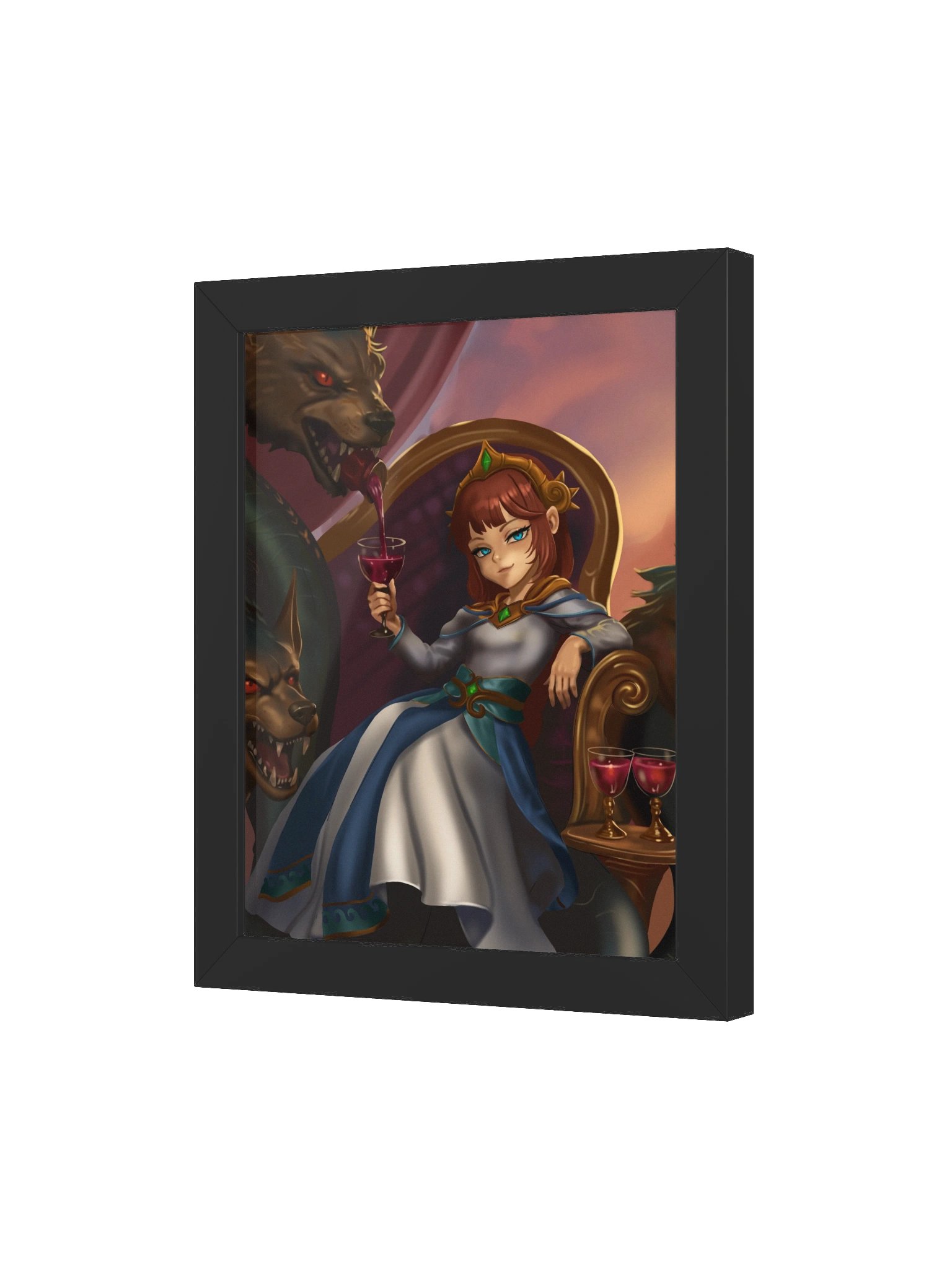 Three of Cups Scylla Poster - Feyluna product image (3)