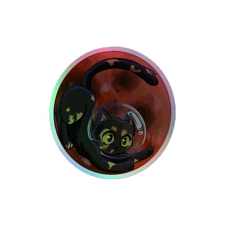 Sails Among the Stars: Mischief on Mars – Holographic Nico Sticker product image (2)