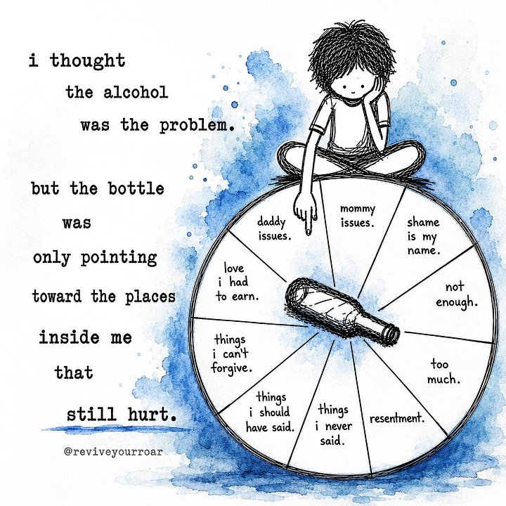 the bottle was a symptom. the pain was the problem. product image (1)