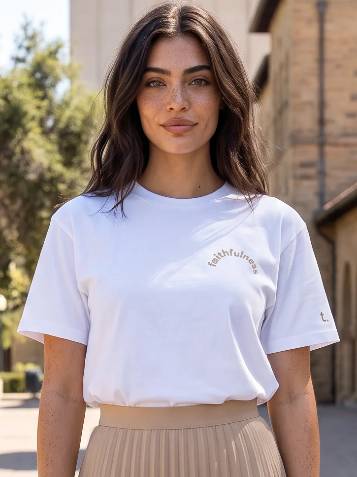T-Shirt Faithfulness - Beige product image (2)