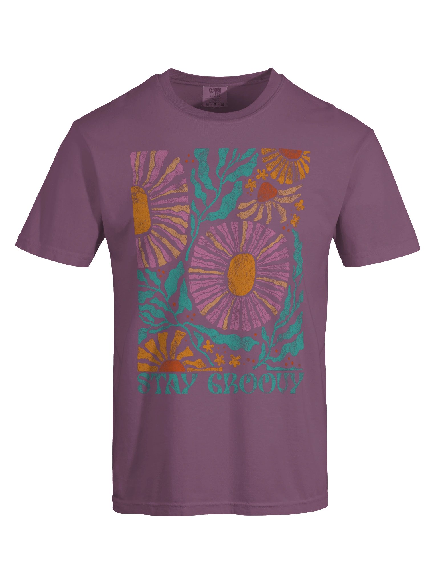 Stay Groovy Floral Shirt – Retro Boho Flower Power Aesthetic Tee product image (8)