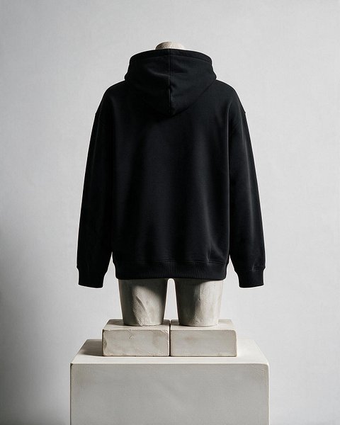 ID FUSION P&amp;T ORGANIC-BLEND OVERSIZED HOODIE DARK