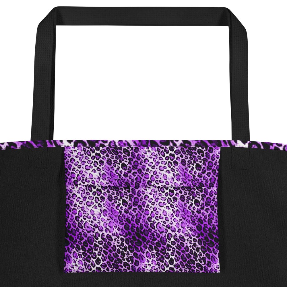 Purple Leopard Pattern Tote Bag product image (2)
