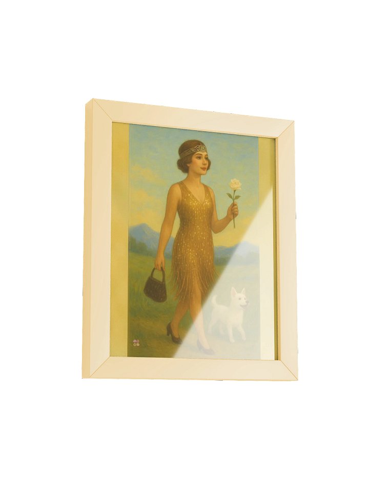 0 The Fool Tarot Art Framed Poster product image (2)